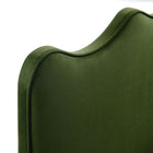 Modway Athena Stain-Resistant Performance Velvet Queen Size Headboard - Moss Green-7