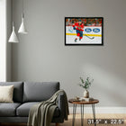 Aleksander Barkov Florida Panthers - Framed Canvas - 31" x 22"-Ready to hang - arrives fully assembled