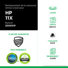 CIG - Cartouche de toner Q6511X HP 11X remise à neuf - rendement élevé - noir- Écologique : Remanufacturé à partir d'une cartouche HP originale recyclée