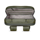Champs - Onyx Sac à Dos Compact en Cuir - Kaki-Poche intérieure à fermeture éclair RFID