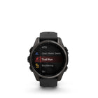 Garmin - fēnix 8 – 47 mm, AMOLED, gris ardoise avec bracelet en silicone noir-Améliorez les performances, l'endurance et la résistance de votre corps aux blessures grâce à des plans d'entraînement en force ciblés, un suivi de l'endurance en temps réel, des entraînements spécifiques au sport et une gamme complète d'applications sportives intégrées