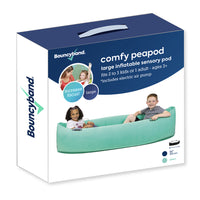 Bouncyband Comfy Peapod Inflatable Sensory Pod - 80" - Green-Focus is increased by the soft embrace of the peapod relieving anxiety and stress