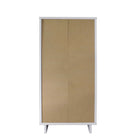 Manhattan Comfort Granville Modern Tall Narrow and Standard Dresser Set - White-Home Assembly Required. All Hardware Included