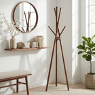 Decent Living - Porte-manteau en bois - Finition noyer sur frêne-Design : Porte-manteau PIY Nude, lauréat du Red Dot Design Award