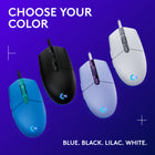 Logitech G203 LightSync RGB Gaming Mouse - Black-8