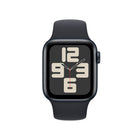 Apple - Watch SE (2e génération) - 40 mm - GPS - Boîtier en aluminium minuit avec bracelet sport minuit - Petit / Moyen-Carboneutre – Apple Watch SE (2e génération) est carboneutre lorsqu’elle est combinée au nouveau bracelet sport à rabat
