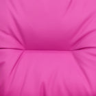Flash Furniture – Fauteuil inclinable pour enfants en vinyle contemporain avec porte-gobelet et appuie-tête, rose vif-Patins élévateurs en plastique noir