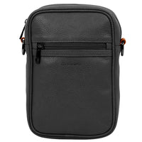 CHAMPS Onyx Collection Vertical Crossbody Bag - Black-CHAMPS Onyx Collection