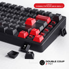 Cybeart - X75 Rhino Clavier De Jeu Sans Fil Rgb Tkl Cnc En Aluminium - Noir/Rouge/Gris-Interrogation ultra-rapide de 1 000 Hz avec une latence de 1 ms pour une saisie précise et sans décalage, que ce soit pour les jeux ou le travail