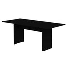 Manhattan Comfort - Ensemble de salle à manger moderne Nomad 172,5 cm - Noir - Ensemble de 3-Comprend des butées en plastique réglables