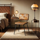 Homy Casa Conference Chairs - Suede Brown Fabric - 4 Pack-Stylish design complements both modern and traditional décor.