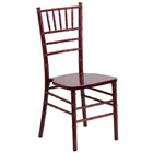 Flash Furniture - Chaise Chiavari série Hercule en bois,couleur acajou (XSMAHOGANY)-Capacité de poids de 1100 lb