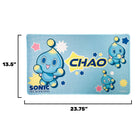 Kess Modern Sonic Chao Playmat-Non-slip rubber backing helps keep the mat stable during intense matches and tournaments