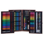 Art 101 Deluxe Artist Wood Set - 215 Pieces Set-Great for artists of all ages and skill levels