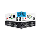 Globe Commercial Utility Can Liner Garbage Bag - 22" x 24" - Black - 500 Pack-One-at-a-time bag dispensing