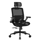 COUGAR - Fauteuil inclinable et pivotante en maille Speeder One - Noir-Design inspiré de la course automobile: Design élégant et dynamique inspiré de l’architecture des supercars avec un cadre en Y créant un dossier à 3 points pour allier robustesse et style