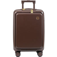 Champs Onyx Carry-on Luggage - Brown-Unparalleled design. A seamless fusion of contemporary design and a luxurious leather-inspired finish. Timeless and sophisticated