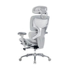 TygerClaw - Fauteuil de Direction Ergonomique Premium Full Maille avec Accoudoirs 3D et Base en Alliage-La base en alliage d'aluminium poli offre une résistance supérieure et une apparence moderne et haut de gamme