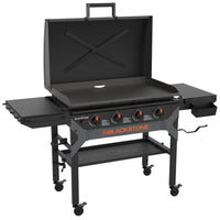 Blackstone - 36" Gril original forgé avec capot en fer-Plaque de plancha Omnivore de 36 po