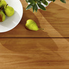 Modway Vienna 46" Square Outdoor Patio Teak Wood Dining Table - Natural-Weather-Resistant