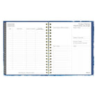 Blueline - Agenda Hebdomadaire/Mensuel 17 Mois D’Août À Décembre - 9 1/4 po H x 7 1/4 po l - Motif Celestial - Bilingue-Jours fériés