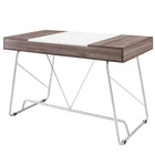 Modway Panel 47" Office Desk - Birch-Wood-grain pattern
