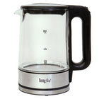 Total Chef Electric Glass Tea Kettle with LED Light - 1.7 L-1.7L (1.8 qt) capacity