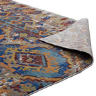 Modway Centehua Distressed Southwestern Aztec Area Rug - 4 ft W x 6 ft L - Multicolored-High Density / Machine-Woven