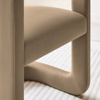 Modway Winslow Performance Velvet Barrel Accent Chair - Taupe-Stain-Resistant Upholstery