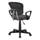 Monarch Specialties 7262 Multi-Position Office Chair - Grey Mesh -Ergonomically designed backrest curves and is extra-wide to provide superior support and the seat is padded for comfort