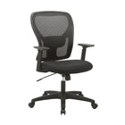 TygerClaw Breathable High Back Mesh Office Chair-The upholstery is in black mesh