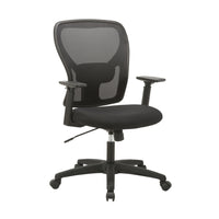 TygerClaw Breathable High Back Mesh Office Chair-The upholstery is in black mesh
