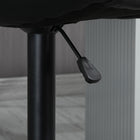 HOMCOM Adjustable Counter Height Kitchen Bar Stools - Grey - 2 Pack-360° swivel allows you to rotate freely
