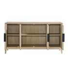 Modway Sinya 59" 4-Door Sideboard - Light Oak-8