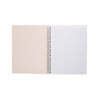 Merangue Design Notebook - 8" x 10" - Lined - 80 Sheets - Macaron-Double spiral coiled binding