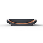 AXS Executive Tray 3-in-1 Wireless Charger - Brown -Phone charging pad: up to 15W, Watch: up to 5W, Earbuds: up to 5W