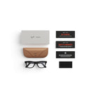 Ray-Ban Meta Wayfarer Gen 2 AI Glasses - Clear Lens - Matte Black-On a full charge, glasses can last up to eight hours with moderate use. Plus, each pair comes with a charging case that provides up to 48 hours of charging on the go