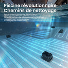 Aiper - Robot nettoyeur de piscine sans fil tout-en-un Scuba X1 Pro MAX avec écrémage et filtration ultra-fine-Le moteur TVC d'Aiper, inspiré des avions de chasse, élimine les rouleaux, réduisant l'enchevêtrement et améliorant la mobilité sous-marine, assurant un mouvement fluide et une propulsion puissante pour un nettoyage de piscine efficace et sans tracas