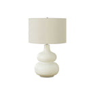 Monarch Specialties 25" H Contemporary Table Lamp - Ivory / Cream Shade / Cream Ceramic-Illuminate any room with this stylish 25"h table lamp and a 6 foot cord, perfect to place on an end or side table in the living room and office, or a bedside table in a bedroom