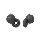 Sony - Miniécouteurs véritablement sans fil LinkBuds - Gris-Jusqu'à 5,5 heures d'autonomie et jusqu'à 17,5 heures au total avec le boîtier de recharge