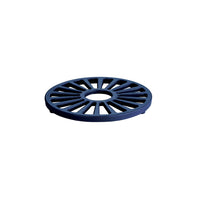 Tramontina Bestow 7" Enameled Cast Iron Round Trivet - Cobalt Blue-Cast iron construction