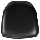 Flash Furniture - Coussin en vinyle rigide pour chaise Chiavari, noir (BHBKHARDVYL)-Coussin de chaise ferme