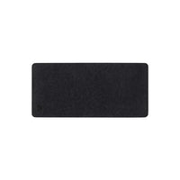 BlueDiamond - Tapis de bureau en feutre haut de gamme régulier pour bureau à domicile et gaming, dessous en caoutchouc antidérapant – 25,6 po L x 11,8 po L – Charcoal-Surface texturée en feutre : Un look haut de gamme et une sensation agréable pour votre espace de travail moderne