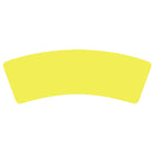 JAM Paper - Rouleaux d'étiquettes standard - en forme de goulot de bouteille - 1 3/16 x 3 1/4 - jaune fluo - 125 étiquettes/rouleau-Taille : en forme de goulot de bouteille (1 3/16 x 3 1/4 pouces) | Les étiquettes imprimables sont faciles à créer et à personnaliser.