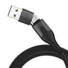Statik - PowerPivot Pro Câble Tressé en Nylon de Charge/Sync USB-C vers USB-C de 6.6 pi, Noir-Transfert rapide de données pour déplacer photos, vidéos, musique et plus encore. Rechargez votre téléphone ou transférez des fichiers importants en toute sécurité. Des fonctions de sécurité intégrées protègent votre batterie, vos appareils et vos fichiers