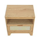 Manhattan Comfort Sheridan 21.63" Mid-Century Modern Nightstand 2-Piece Set - Nature-30 Day Limited Manufacturer's Warranty