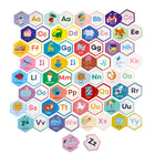 eeBoo Alphabet Hexagon Puzzle Pairs-Includes 33 hexagon shaped puzzle pairs
