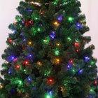 MotionGrey Artificial Christmas Tree - 6 ft Hinged Tree with Warm LED Lights - Green-7