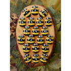 Yellow Door Honey Bee Number Stones 20-Piece Set-Ideal for use outdoors
