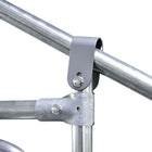 PawHut Metal Chicken Run with Waterproof Anti-UV Cover - 21.7' x 6.2' x 6.4' - Silver-Made with solid galvanised steel for a stable structure 